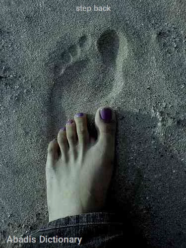step back